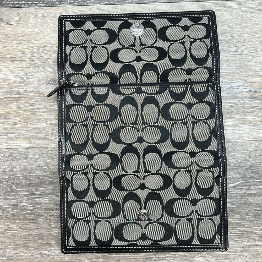 Coach Black and Gray Wallet - Picture 3 of 7